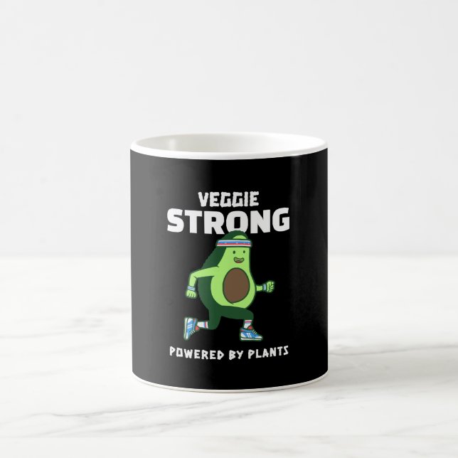 Veggie Strong, Drivs av växter Kaffemugg (Center)