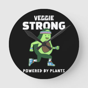Veggie Strong, Drivs av växter Rund Klocka