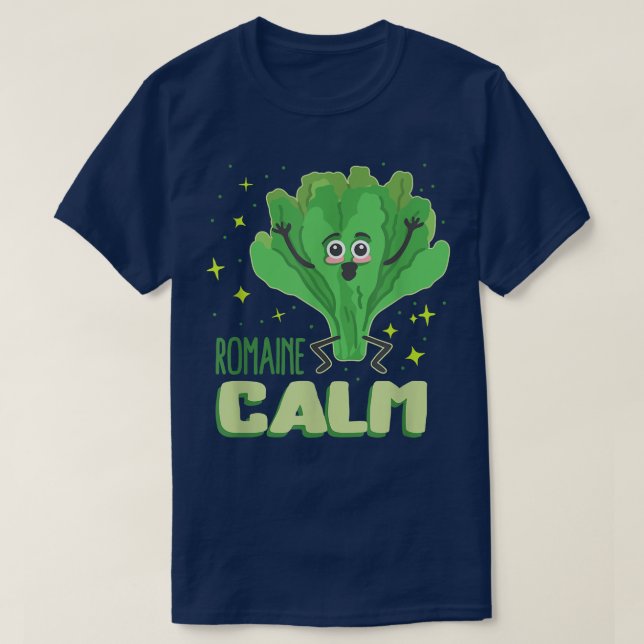 Veggie Vegetables Vegan Vegetarian Lettuce Funny T Shirt (Design framsida)