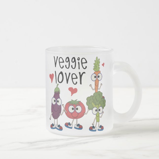 Veggieälskare Frostad Glasmugg (Höger)
