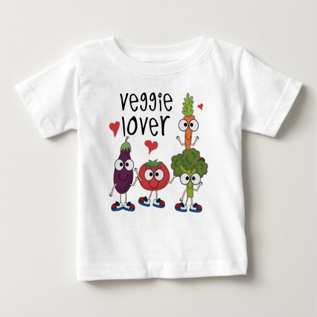 Veggieälskare T-shirt (Framsida)