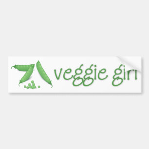 Veggieflickabildekal Bildekal