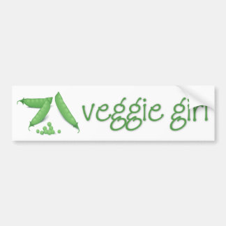 Veggieflickabildekal Bildekal