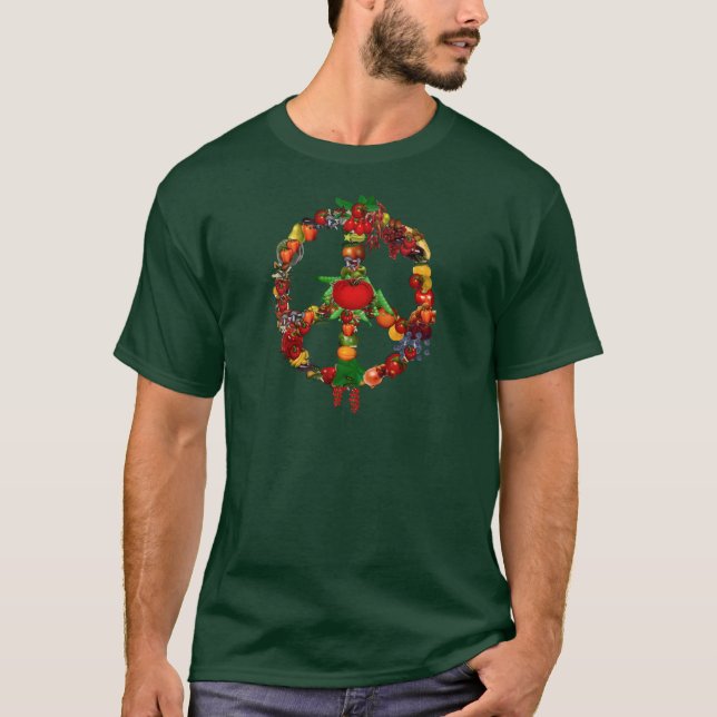 Veggiefredstecken Tee Shirt (Framsida)