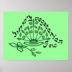 Veggiejudeaffisch Poster