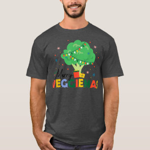 Veggiemas Broccoli Julgran World Vegetarian T Shirt