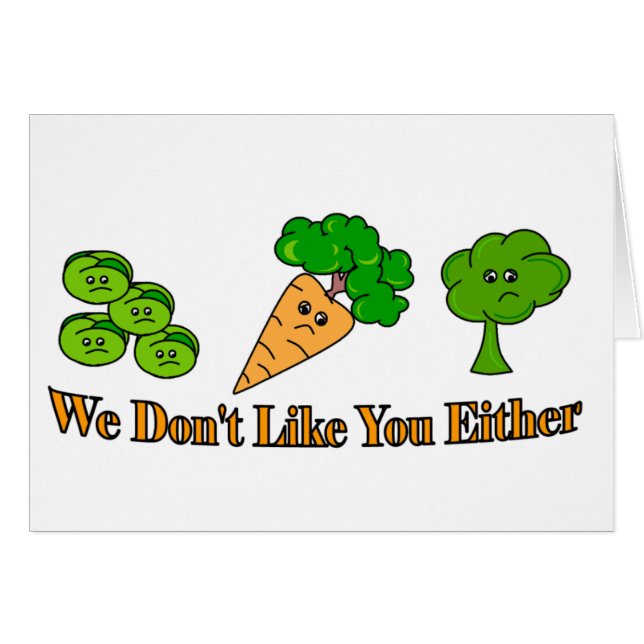 Veggies Hälsningskort (Framsidan Horizontal)