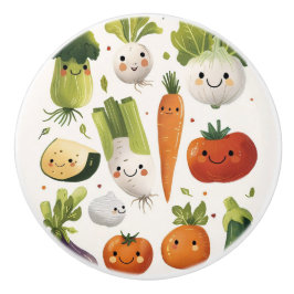 Veggies keramiska knop knopp