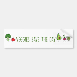 Veggies sparar dagbildekalet bildekal