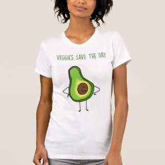 Veggies sparar T-tröja för dagen (avokado) T-shirt