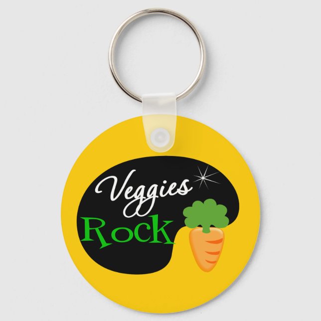 Veggies Sten Nyckelring (Framsida)