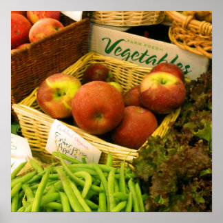 Veggies-utskrift Poster