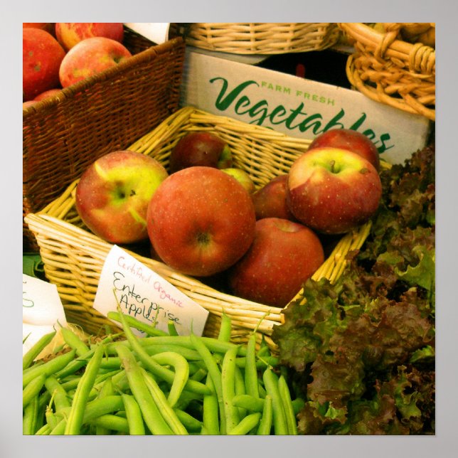 Veggies-utskrift Poster (Framsidan)