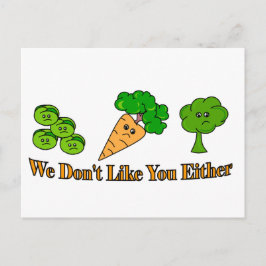 Veggies Vykort