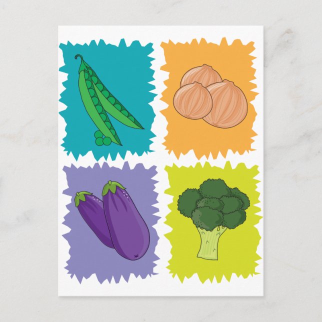 Veggies Vykort (Framsida)