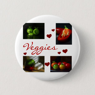 VeggiesT-tröja och gåvor Knapp
