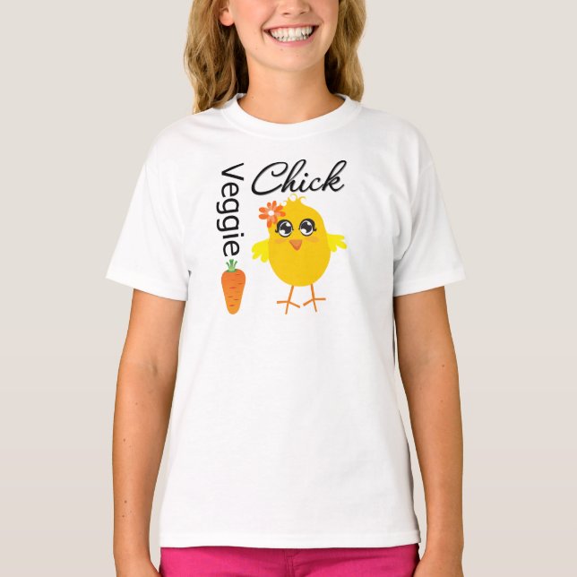 Veggo Chick T-shirt (Framsida)