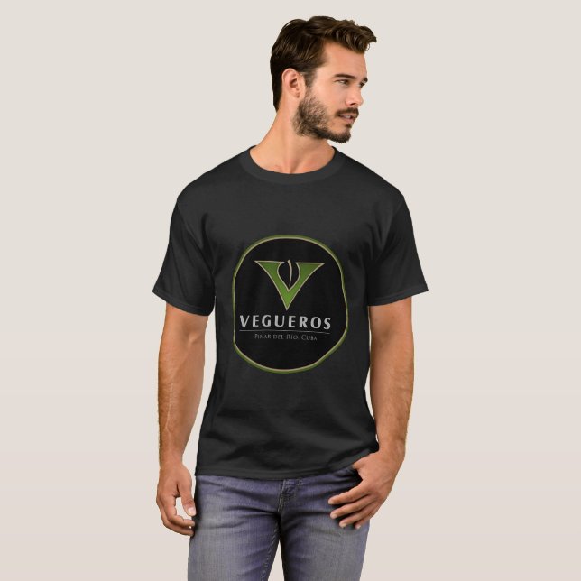 Vegueros kubancigarrer t shirt (Hel framsida)