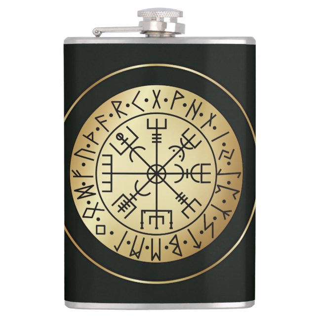 Vegvisir Compass: Islandets styrande körning Fickplunta (Framsidan)