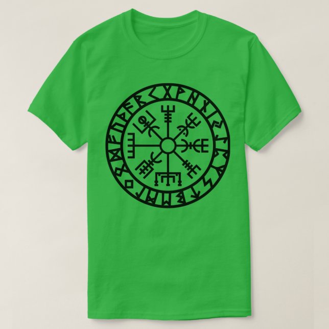Vegvisir Futhark kör Navigator Vikings Essential T Shirt (Design framsida)