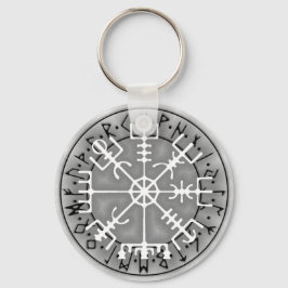 Vegvísir Islands magic amulet stave Nyckelring