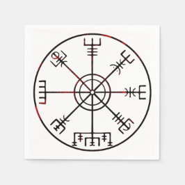 Vegvisir Islands Protective Runes Pappersservett