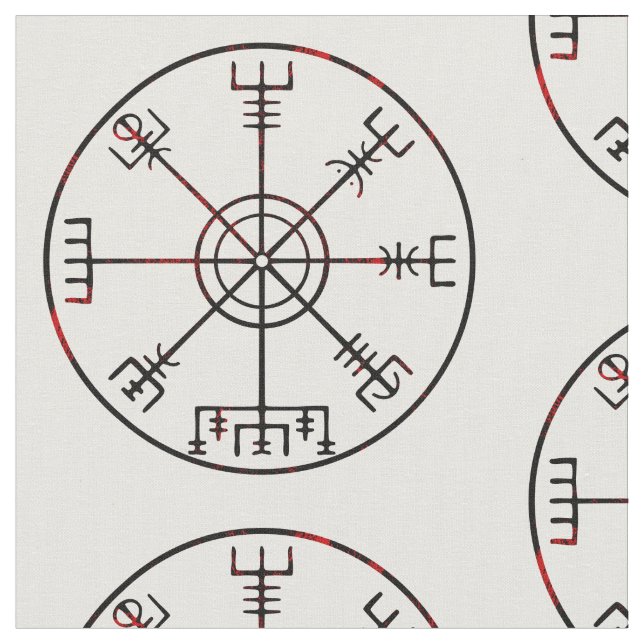 Vegvisir Islands Protective Stave Tyg (Närbild)