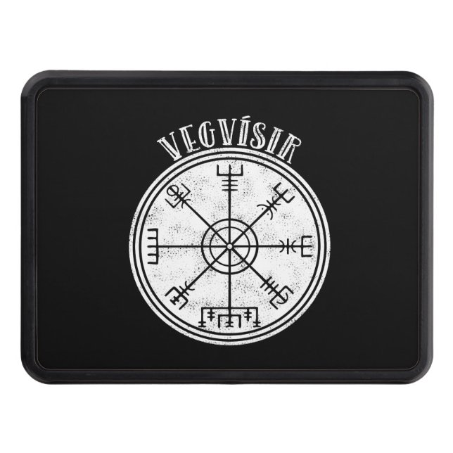 VEGVISIR isländsk kompassstav Dragkroksskydd (Framsidan)
