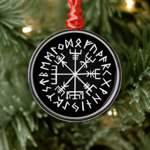 Vegvisir Julgransprydnad Metall