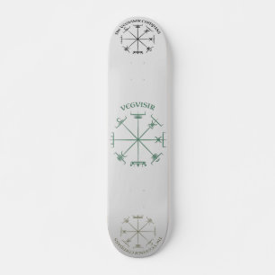 Vegvisir Kompass Mini Skateboard Bräda 18,5 Cm