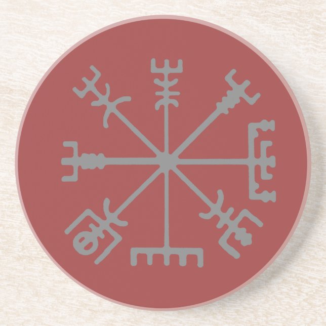 Vegvisir kustfartyg underlägg sandsten (Framsidan)