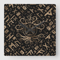 Vegvisir livets träd Yggdrasil och runor