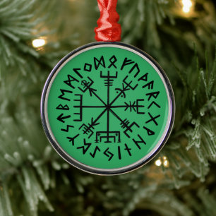 Vegvisir Metall Ornament
