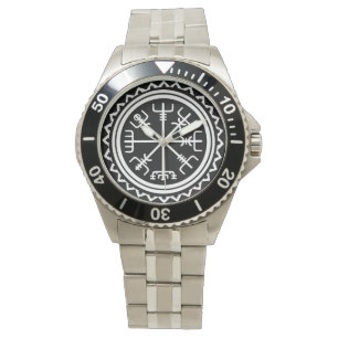 Vegvisir Skydds Kompass Designerad Ur Armbandsur