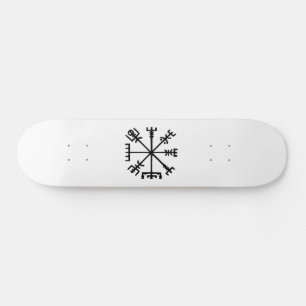 Vegvísir (Viking Compass) Mini Skateboard Bräda 18,5 Cm
