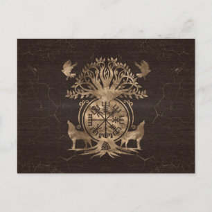 Vegvisir - Viking Compass Ornament Vykort