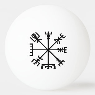 Vegvísir (Viking Compass) Pingisboll