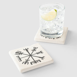 Vegvísir (Viking Compass) Stenunderlägg