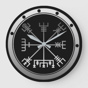 Vegvisir Viking Compass Stor Klocka