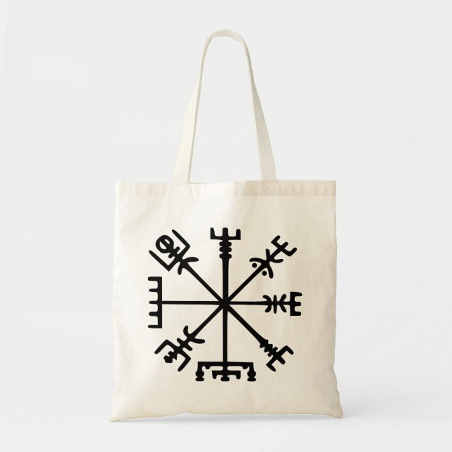 Vegvísir (Viking Compass) Tygkasse (Framsidan)