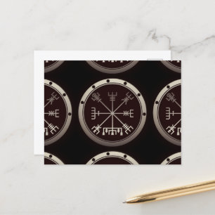 Vegvisir Viking Compass Vykort