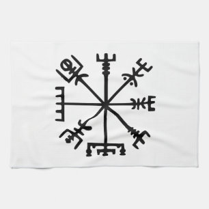 Vegvísir (Viking kompass) Kökshandduk