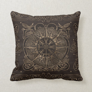 Vegvisir - Viking Kompass Ornament Kudde