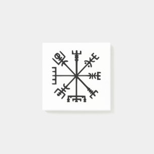 Vegvísir (Viking kompass) Post-it Block