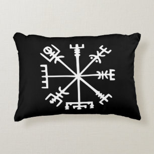 Vegvísir (Viking kompass) Prydnadskudde