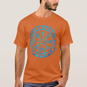 Vegvisir Viking Kompass Runor Skydd Celtic Nor T Shirt