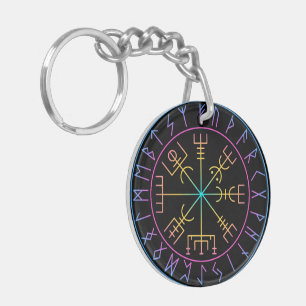Vegvisir Viking Kompass Symbol Design