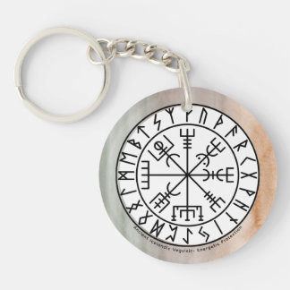 Vegvisir Viking Kompass Symbol Design