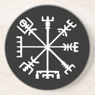 Vegvísir (Viking kompass) Underlägg