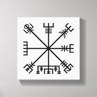 Vegvisir Viking Symbol Canvastryck